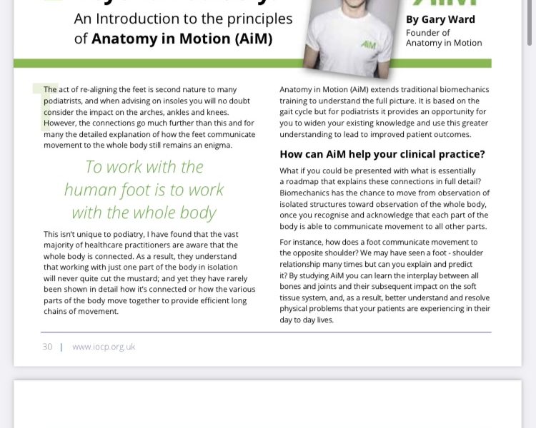 Gary Ward Podiatry Review Article